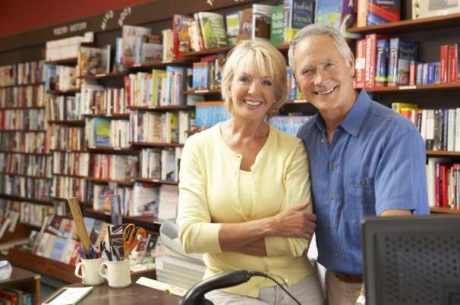 Small Business Owners in Book Store