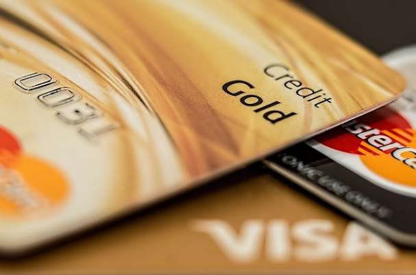Protect Yourself: Cybersecurity image with credit cards