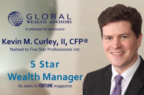 Kevin M. Curley, II of Global Wealth Advisors Honored with Five Star Wealth Manager Award.