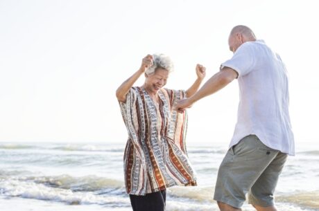 Should I Wait to Start My Social Security Benefits with elderly couple dancing.